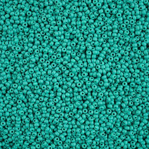 10-42138, Czech 22g PermaLux Dyed Sea Green Matte