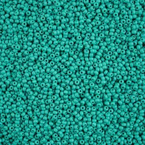 10-42138, Czech 22g PermaLux Dyed Sea Green Matte