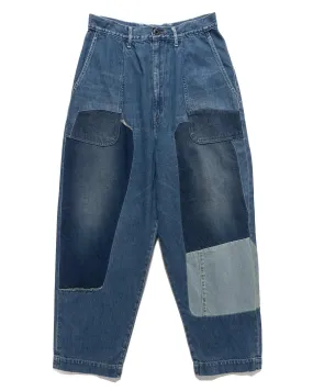 11.5oz Denim MINING Damaged High Waisted DAKOTA Pants PRO