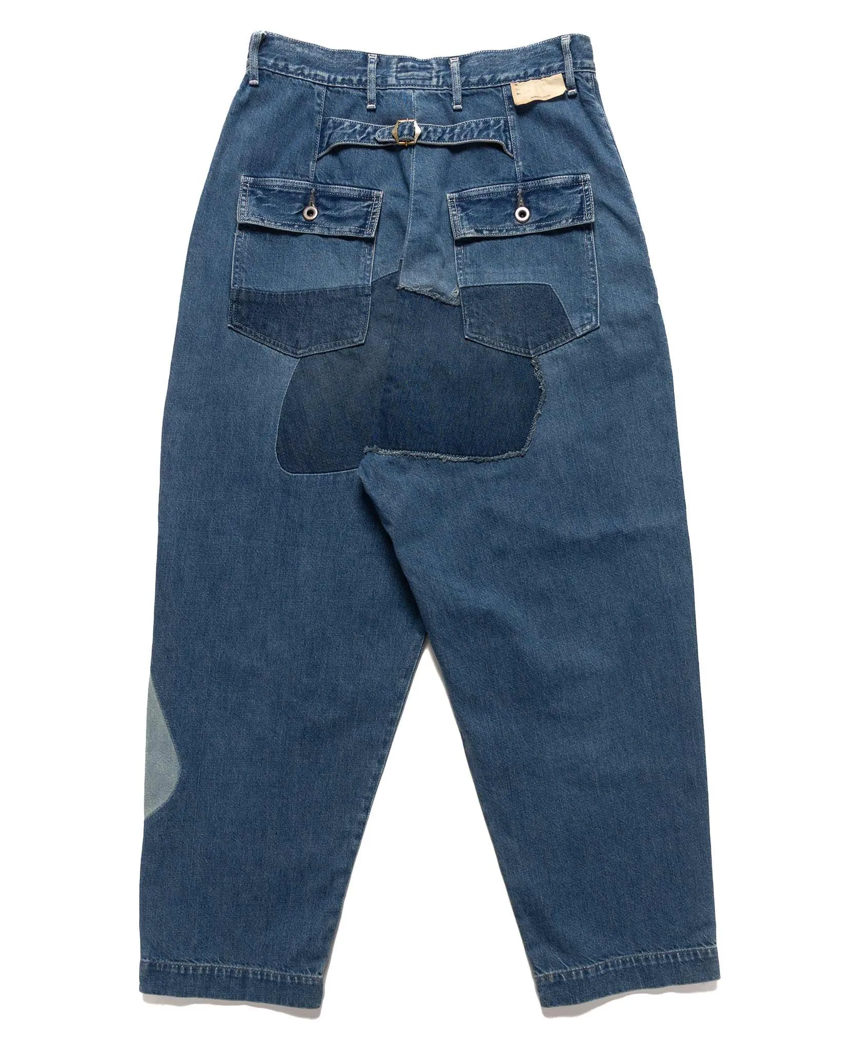 11.5oz Denim MINING Damaged High Waisted DAKOTA Pants PRO