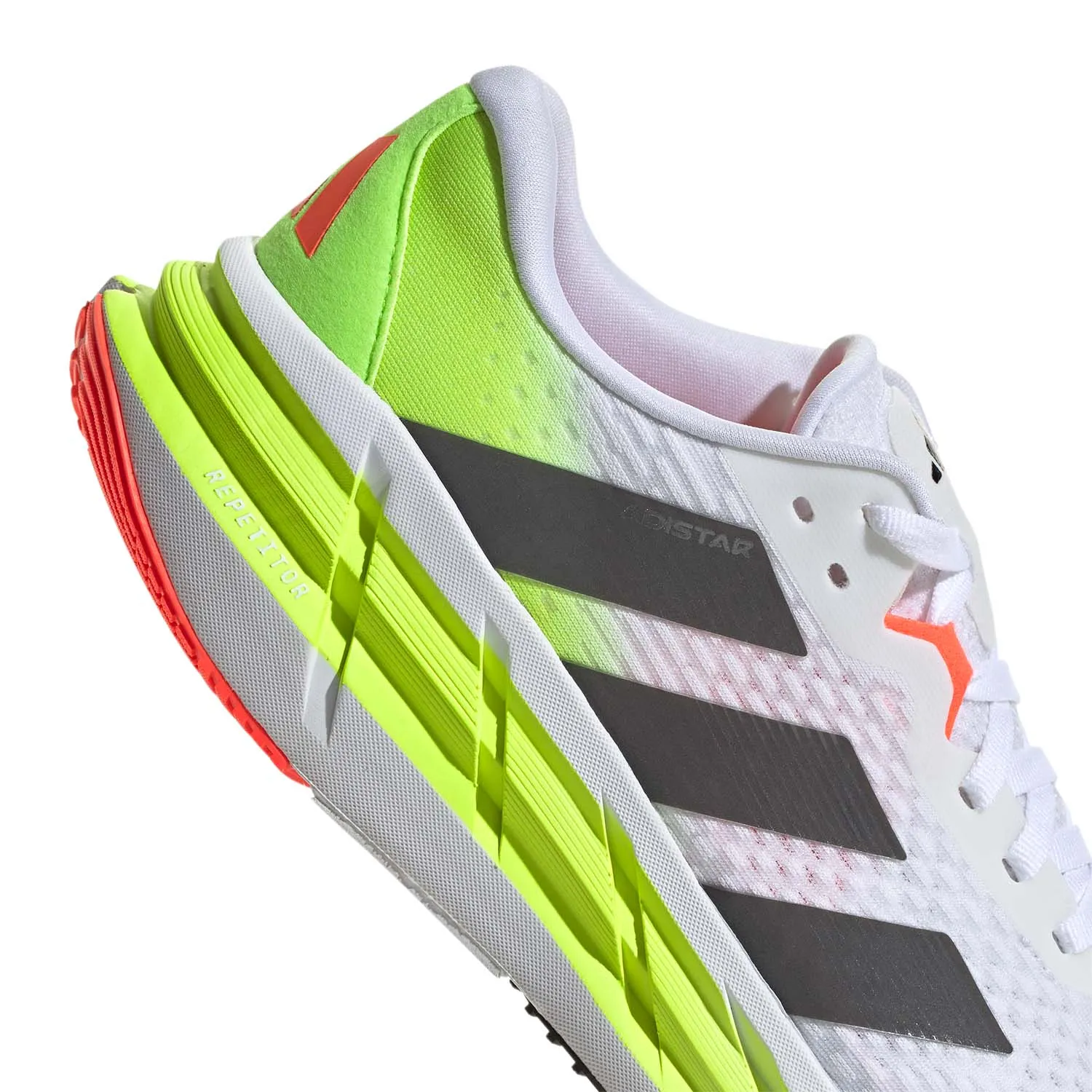 adidas Adistar 3  Cloud White/Night Metallic/Lucid Lemon