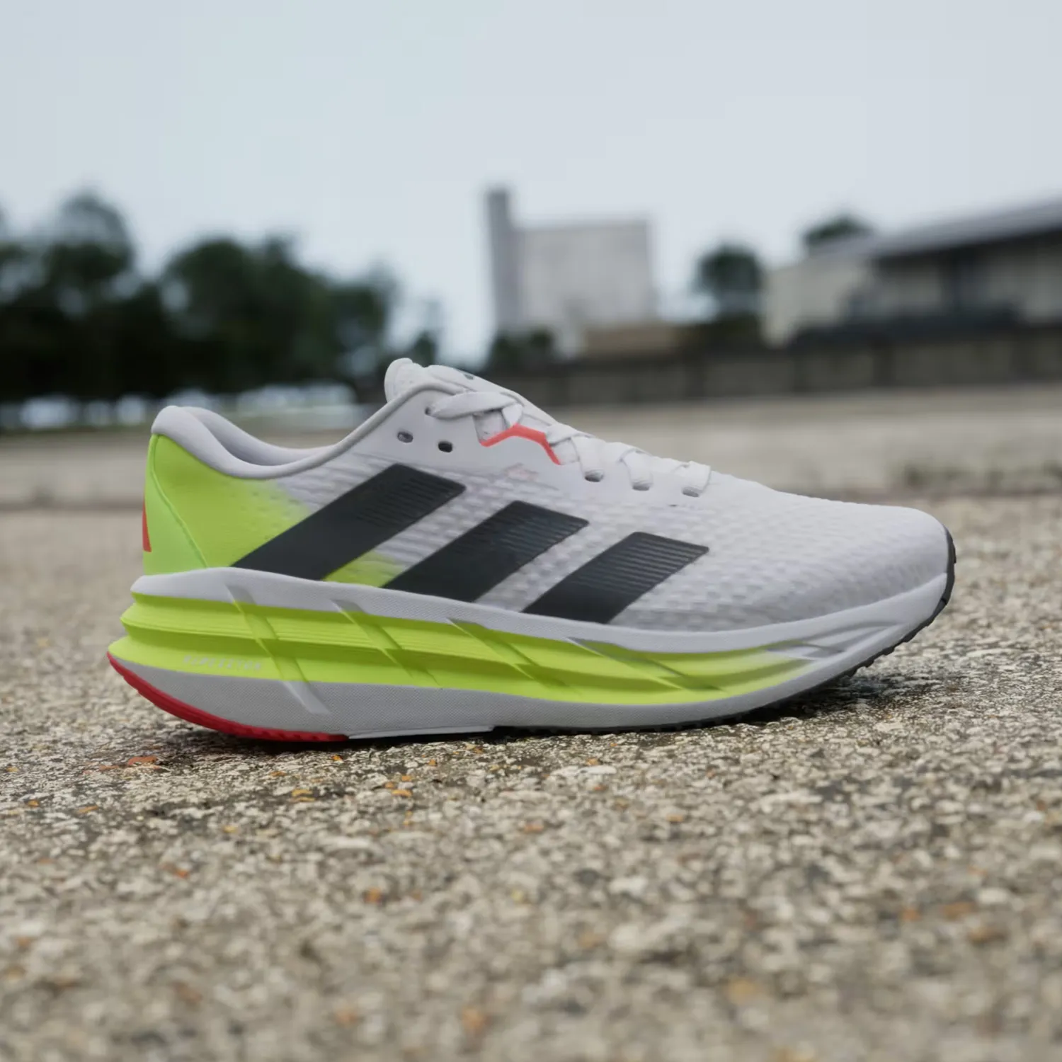 adidas Adistar 3  Cloud White/Night Metallic/Lucid Lemon