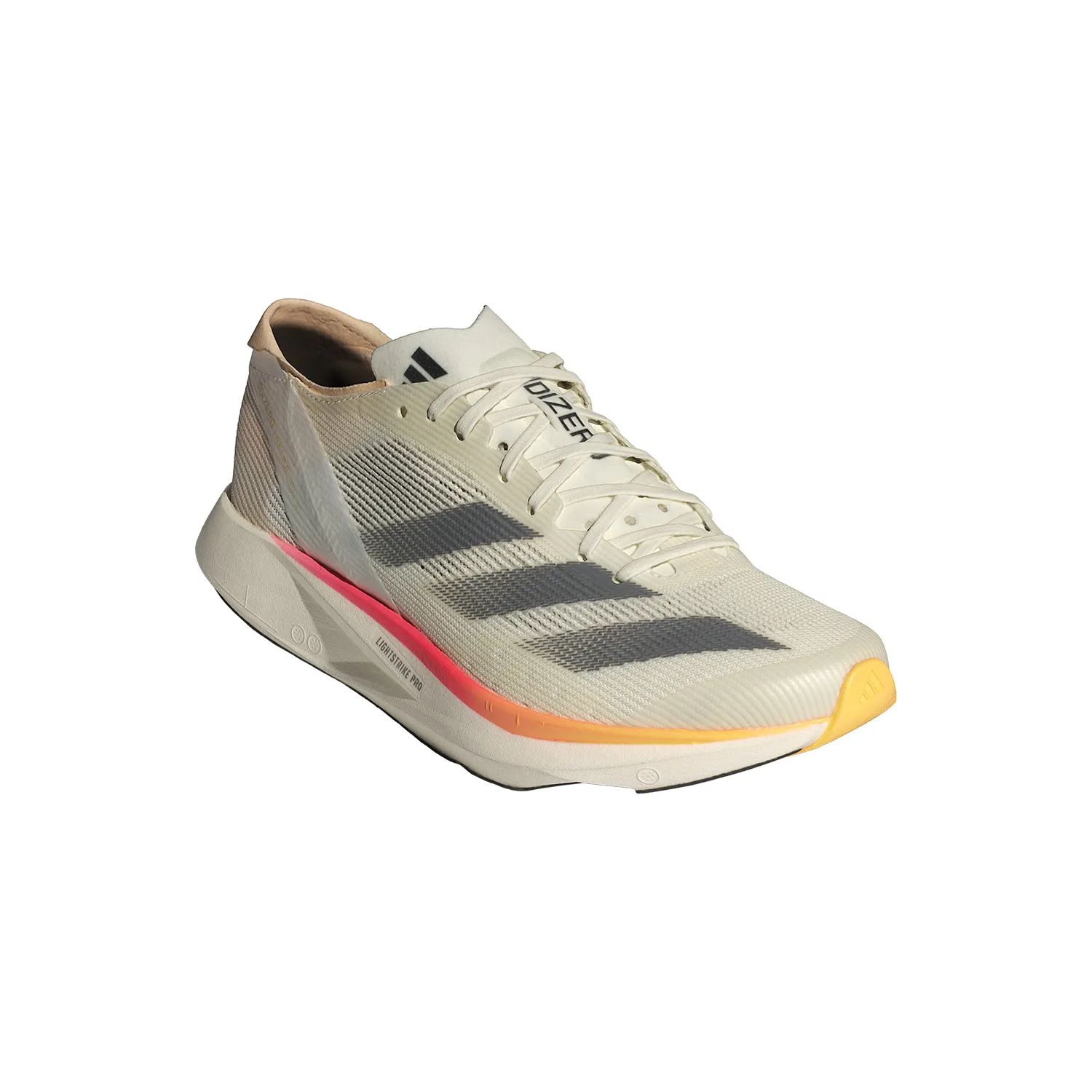 adidas adizero Takumi Sen 10  Ivory/Iron Metallic/White