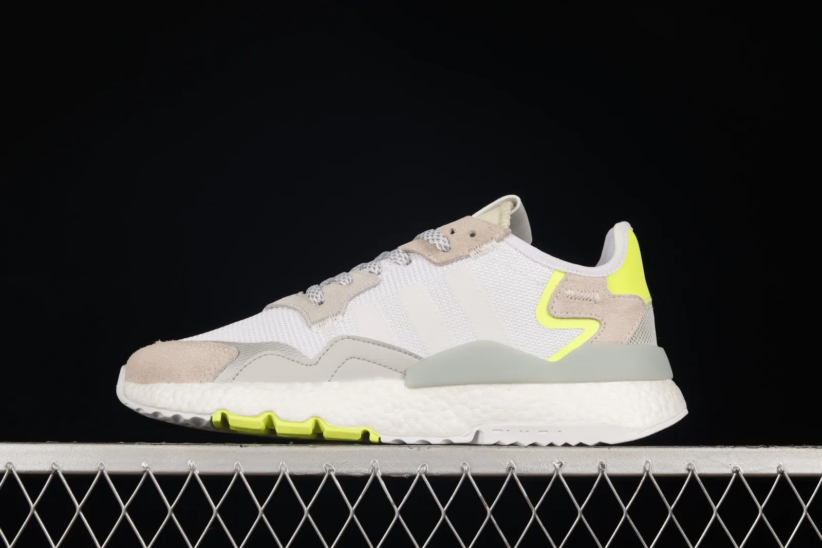 Adidas Nite Jogger Off-White Footwear White Hi-Res Yellow CG6098