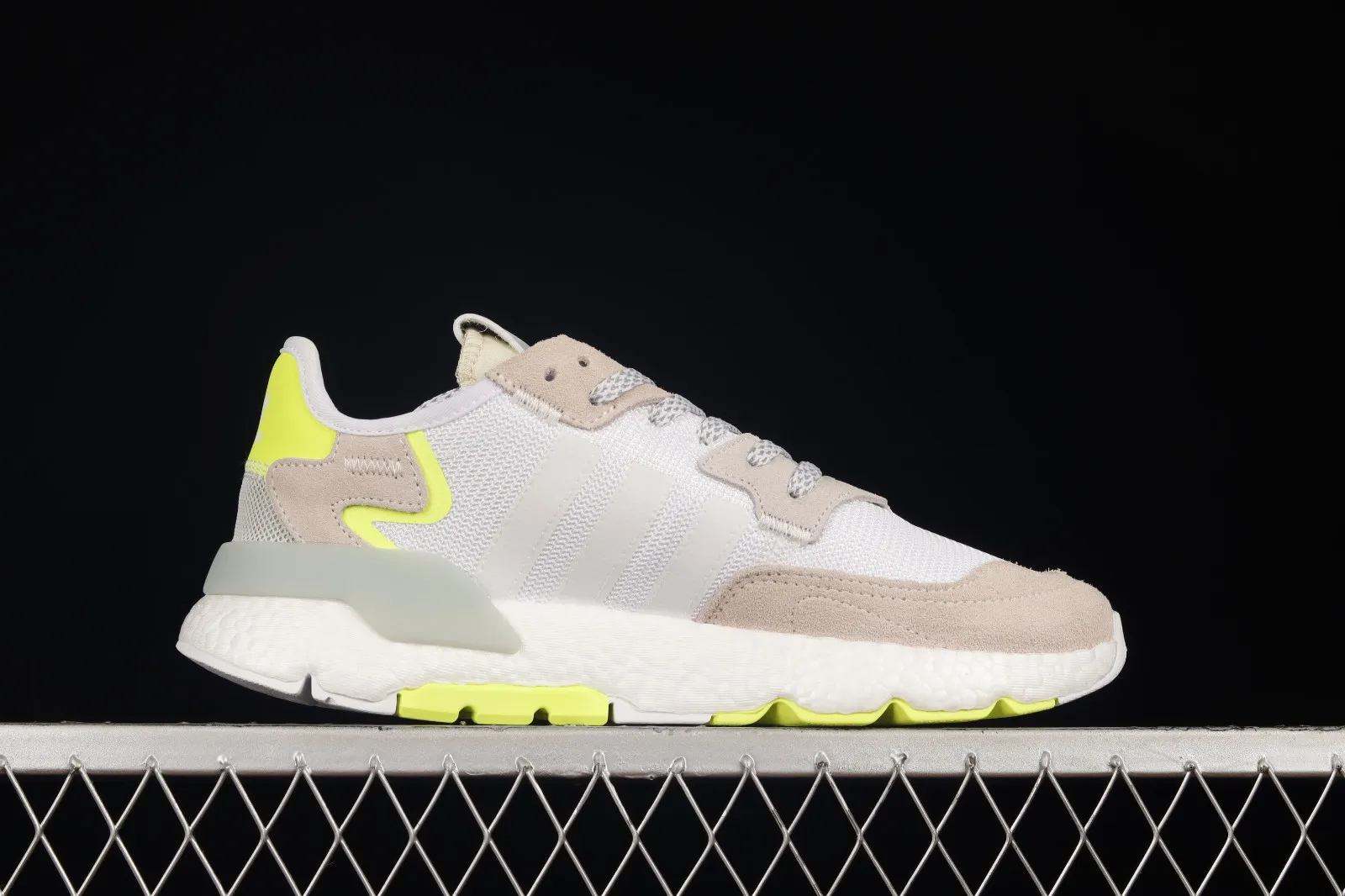 Adidas Nite Jogger Off-White Footwear White Hi-Res Yellow CG6098