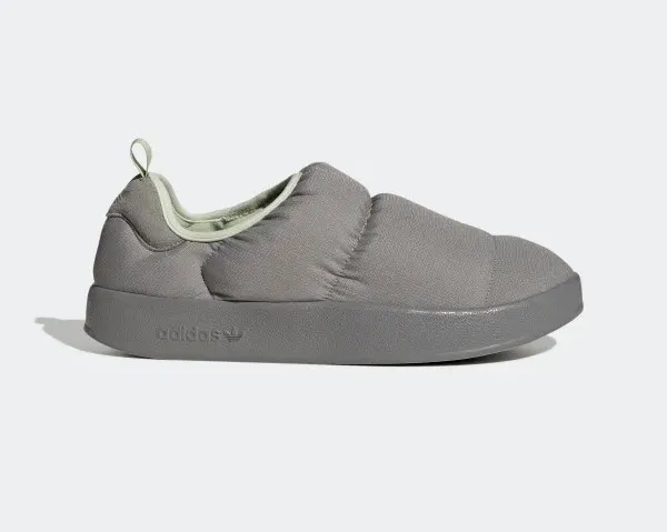 Adidas Puffylette Charcoal Solid Grey Linen Green Magic Lime GW9482