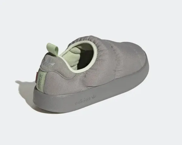 Adidas Puffylette Charcoal Solid Grey Linen Green Magic Lime GW9482