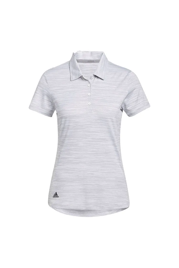 Adidas Women's Spacedye Short Sleeve Polo HA6069