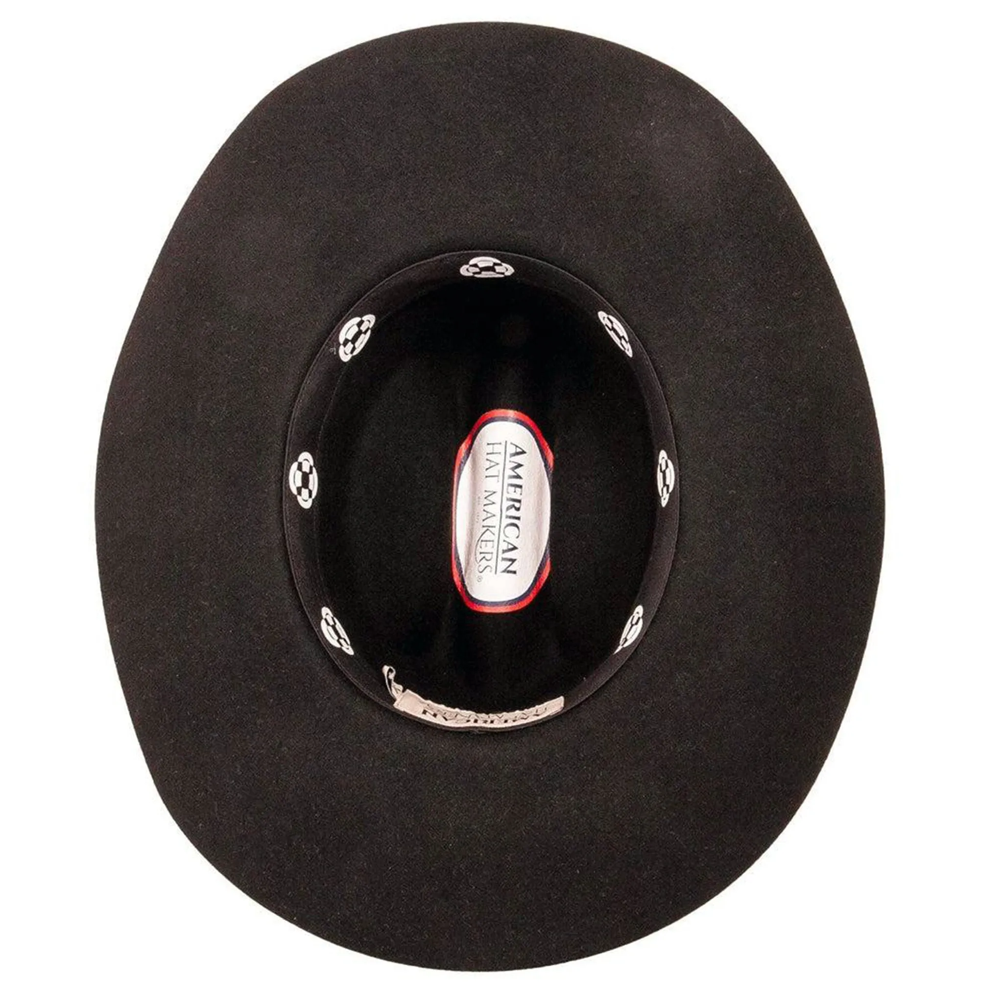 American Hat Co. Men's Black Cattleman Felt Hat