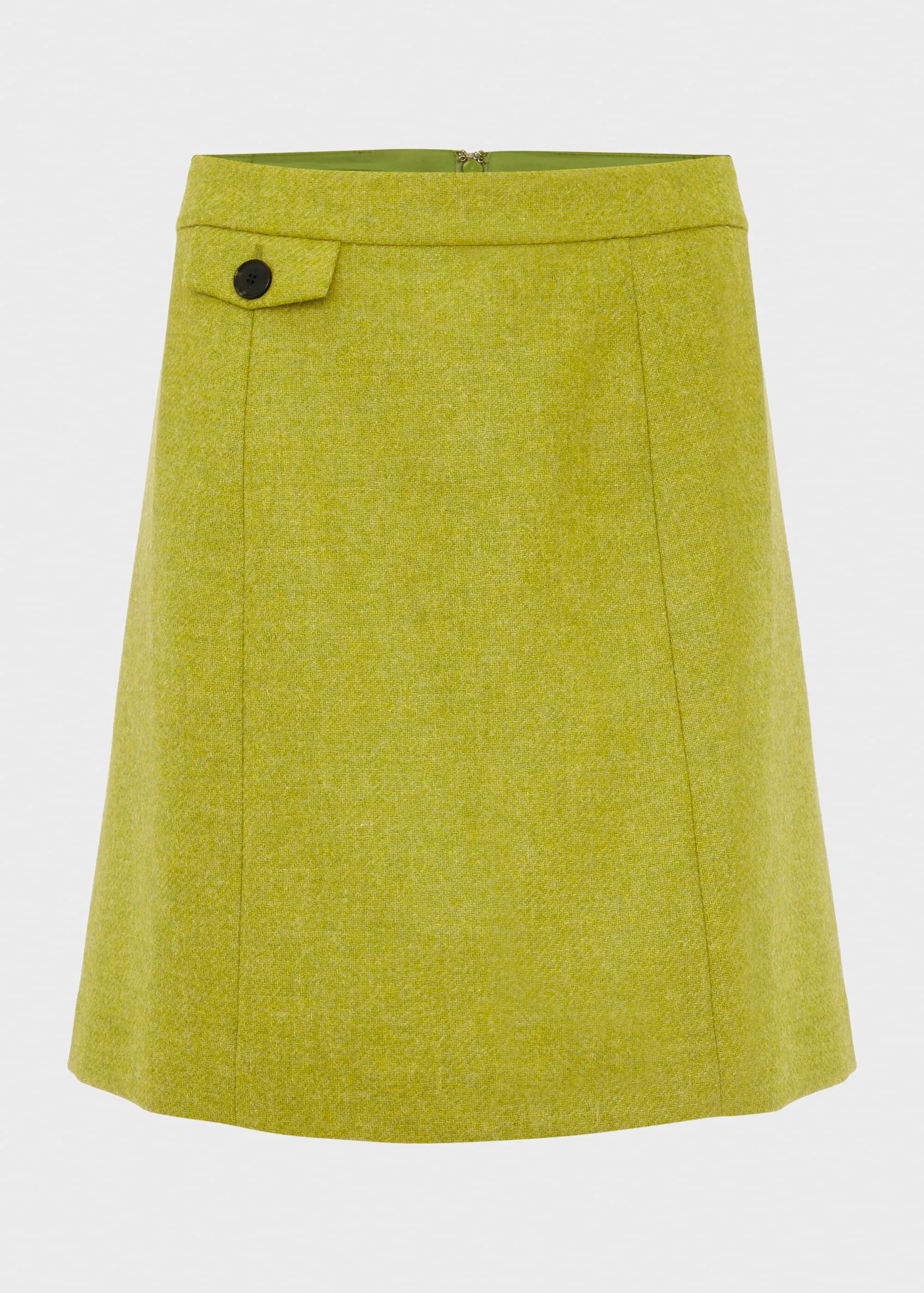 Arianne A Line Wool Skirt 