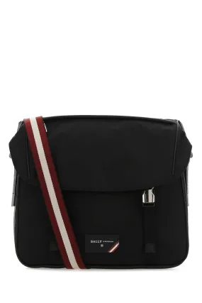 Bally Fabro Logo Patch Shoulder Bag