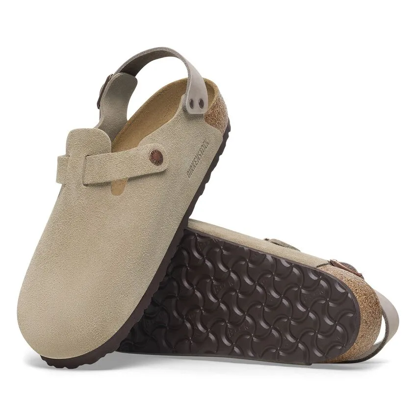 Birkenstock Tokio Taupe Suede Regular Width