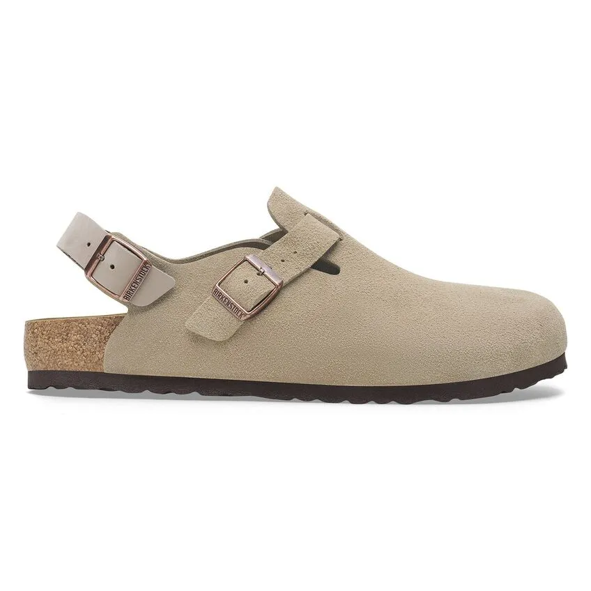 Birkenstock Tokio Taupe Suede Regular Width