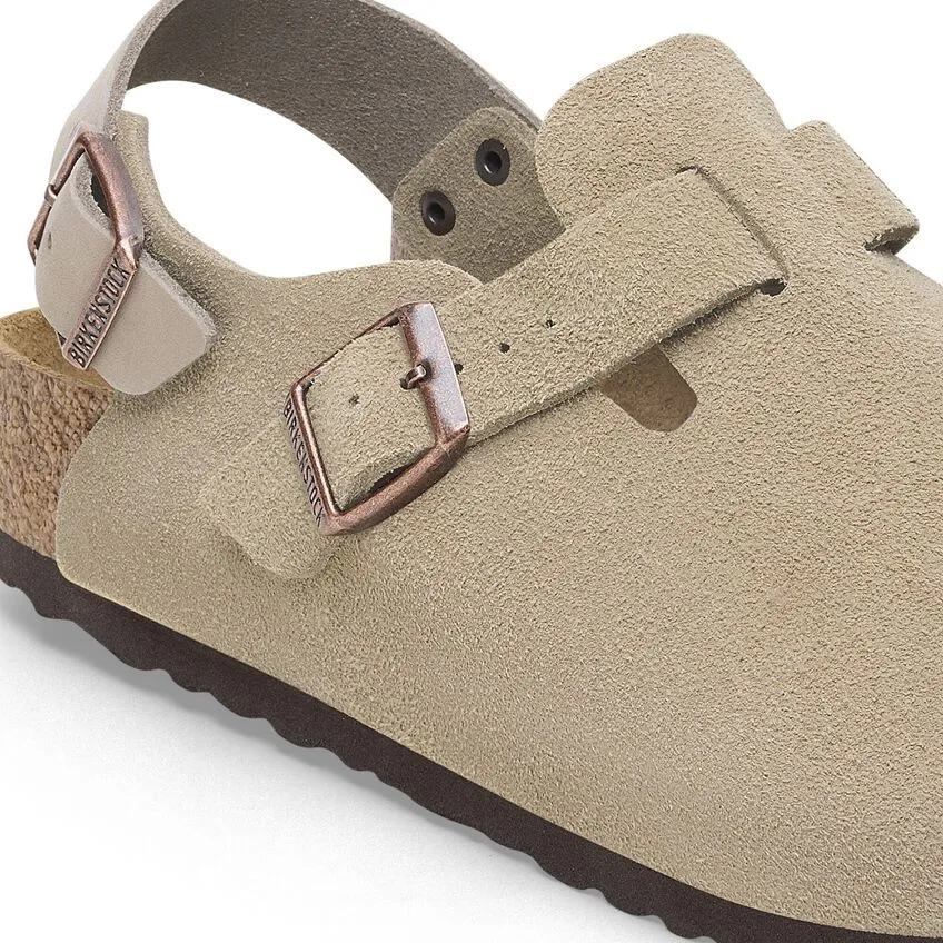 Birkenstock Tokio Taupe Suede Regular Width