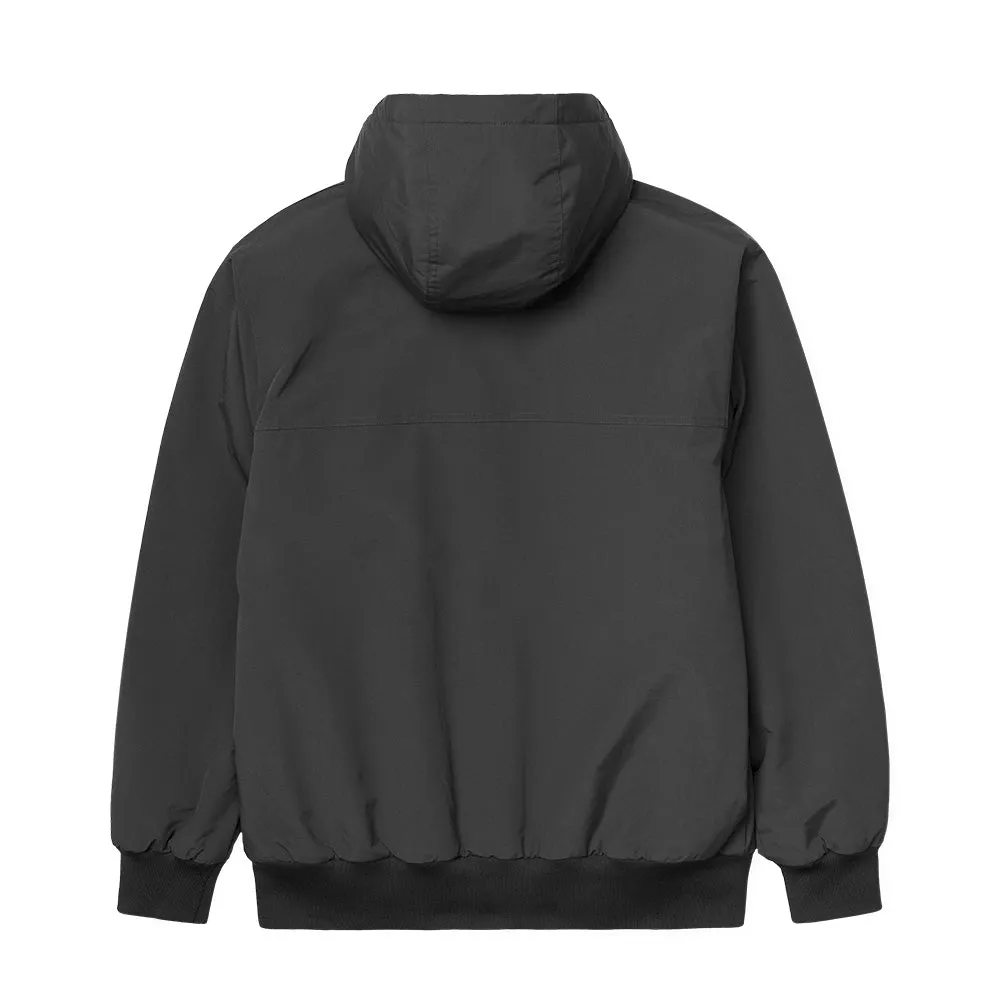 CARHARTT WIP HOODED SAIL JACKET // BLACK/WHITE