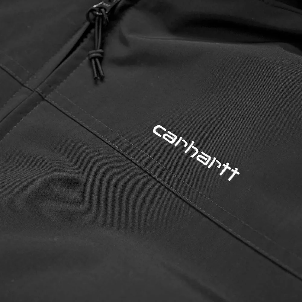 CARHARTT WIP HOODED SAIL JACKET // BLACK/WHITE