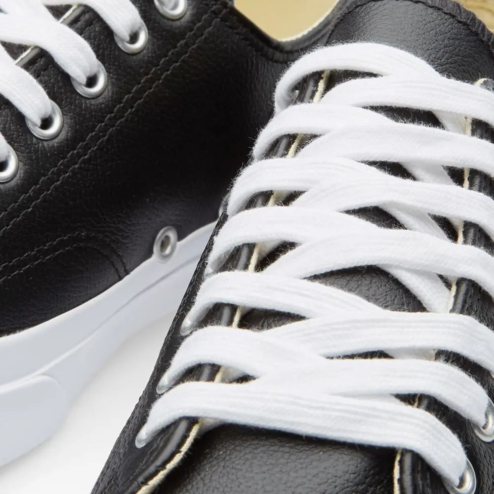 Converse Jack Purcell Leather OxBlack & White