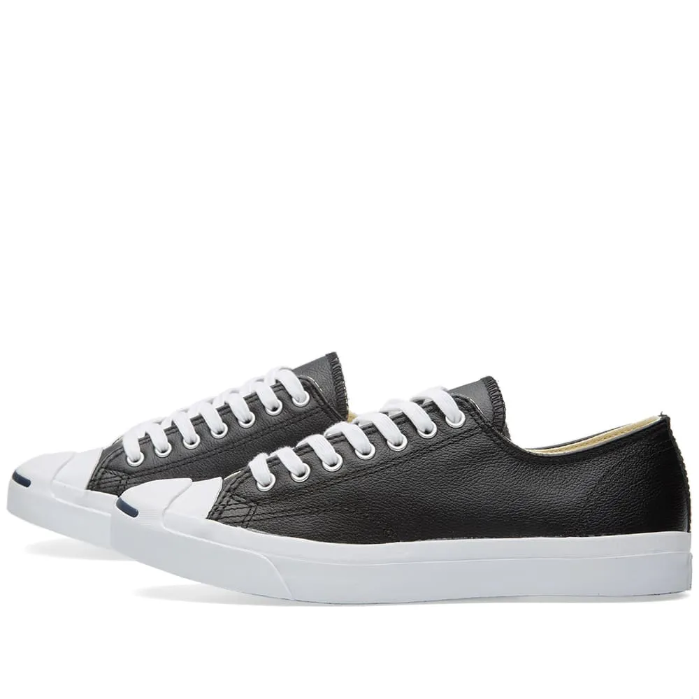 Converse Jack Purcell Leather OxBlack & White