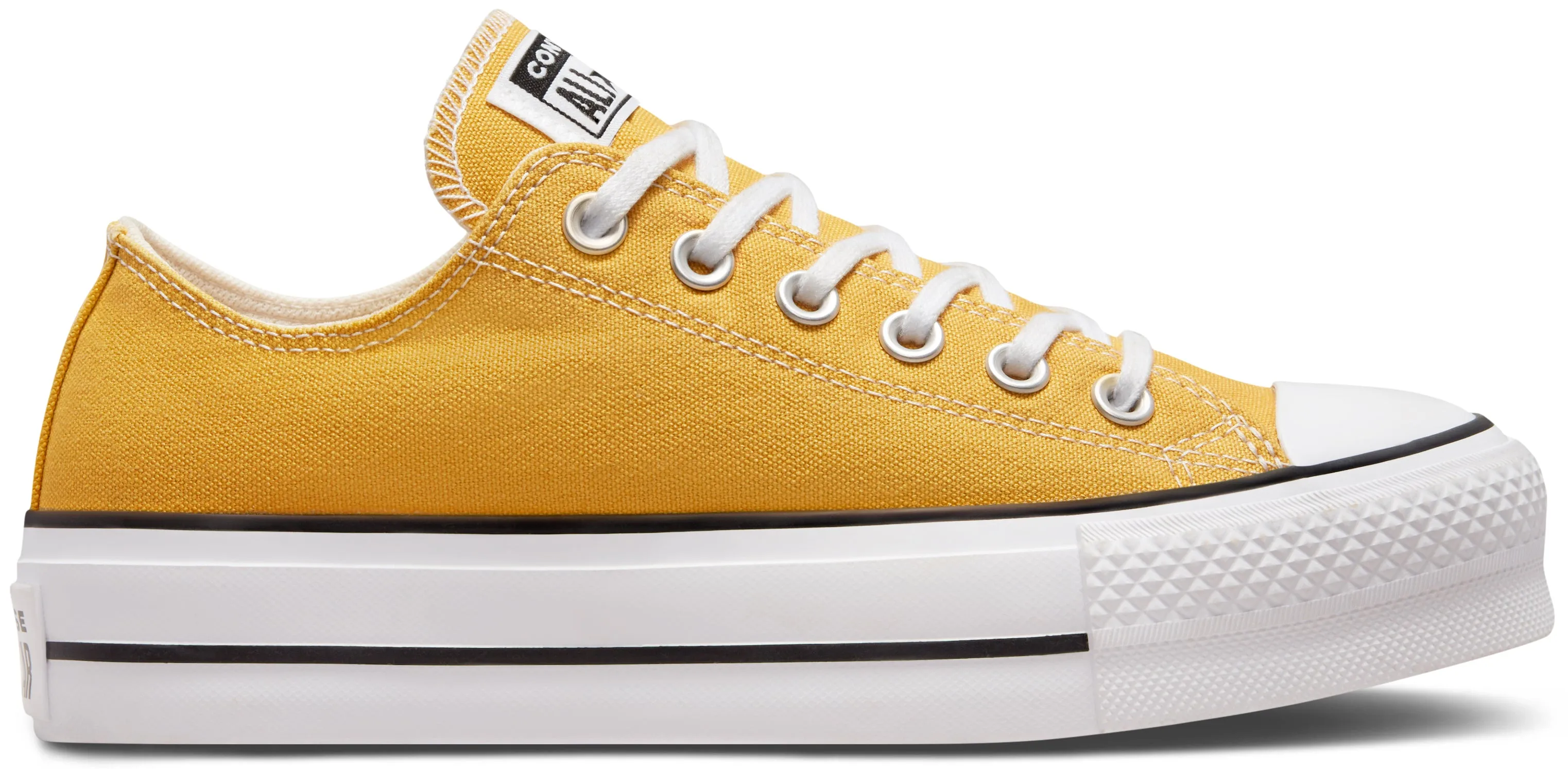 Converse Womens Chuck Taylor All Star Low Top Lift Thriftshop Yellow/Black