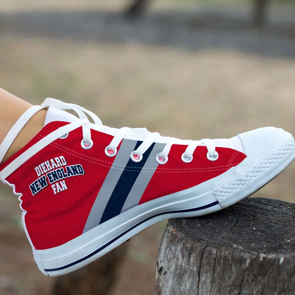 Diehard New England Fan Sports High Top Shoes