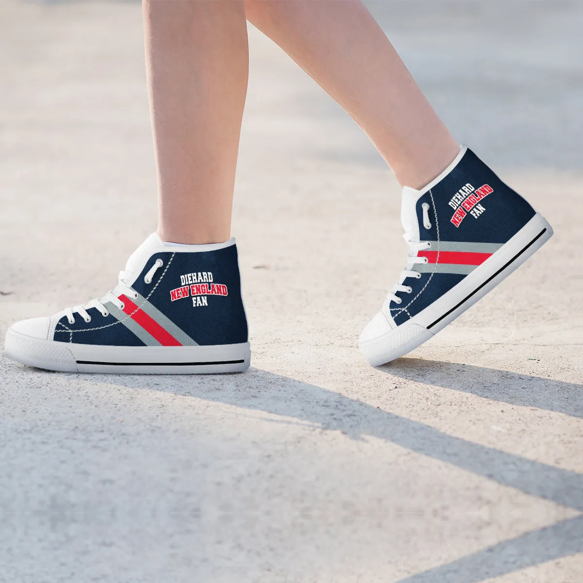 Diehard New England Fan Sports High Top Shoes