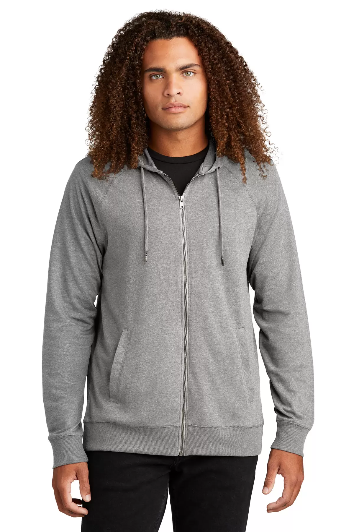 District Clothing DT573 District Featherweight French Terry Full-Zip Hoodie SKU: DT573