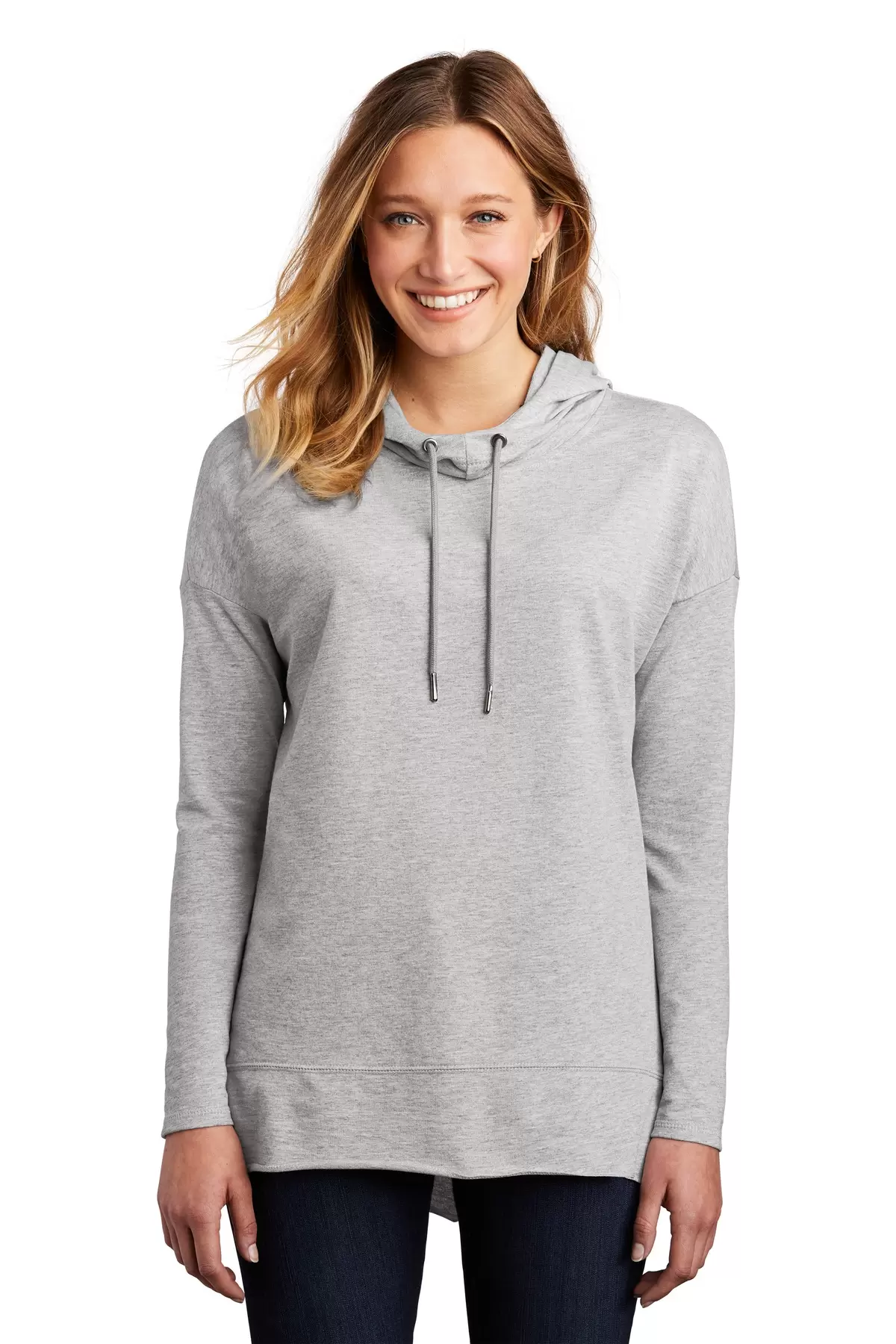 District Clothing DT671 District    Women's Featherweight French Terry    Hoodie SKU: DT671