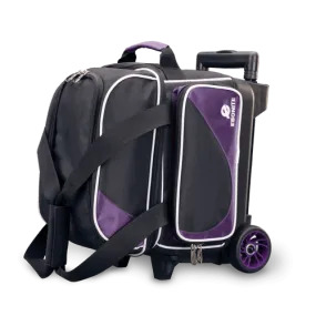 Ebonite Transport Single Roller Bowling Bag Purple