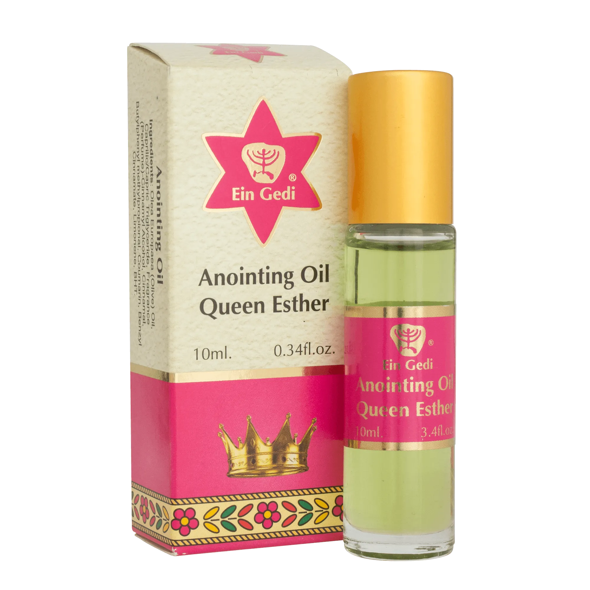 Ein Gedi Anointing Oil Queen Esther from the Holy Land. Roll-on Bottle 10ml