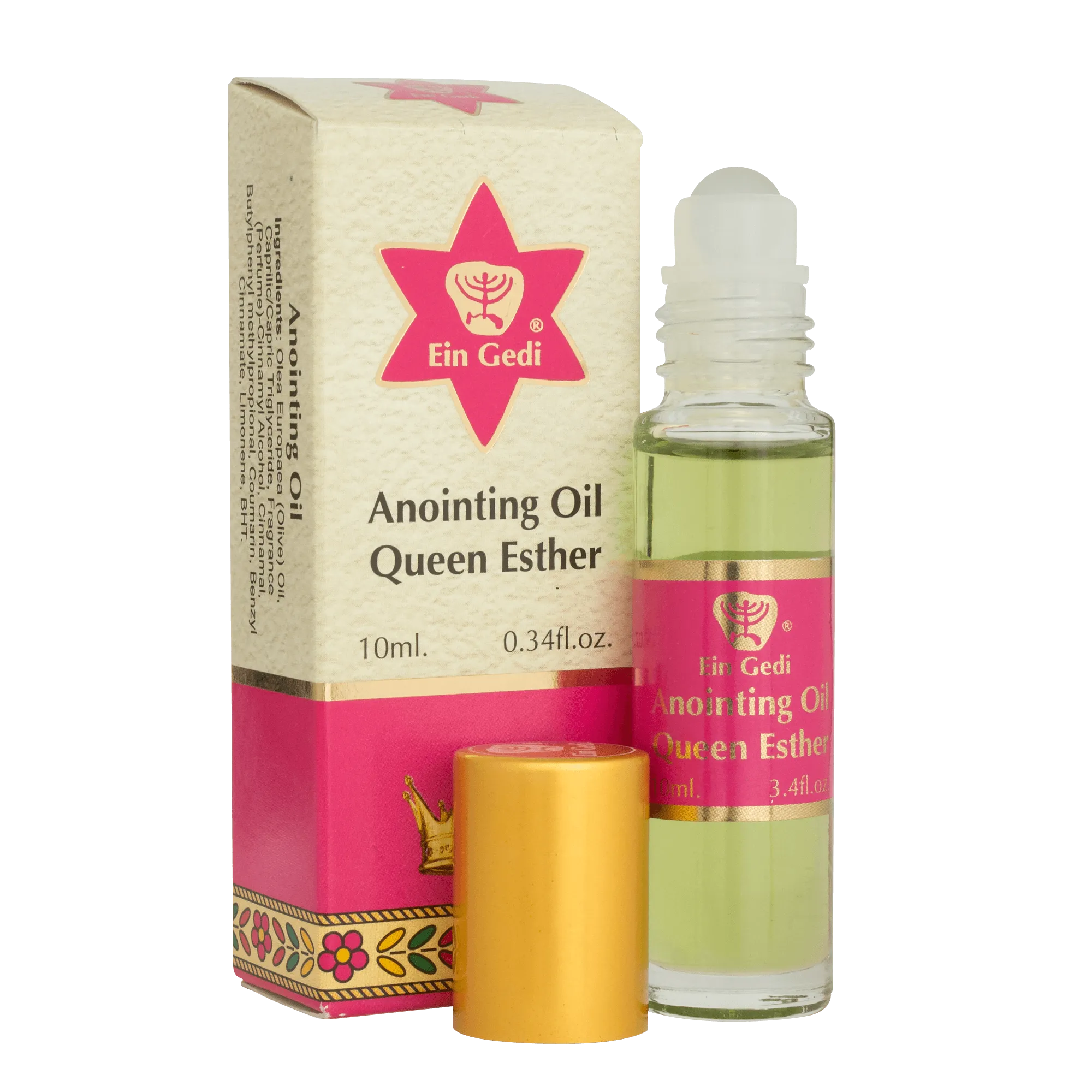 Ein Gedi Anointing Oil Queen Esther from the Holy Land. Roll-on Bottle 10ml