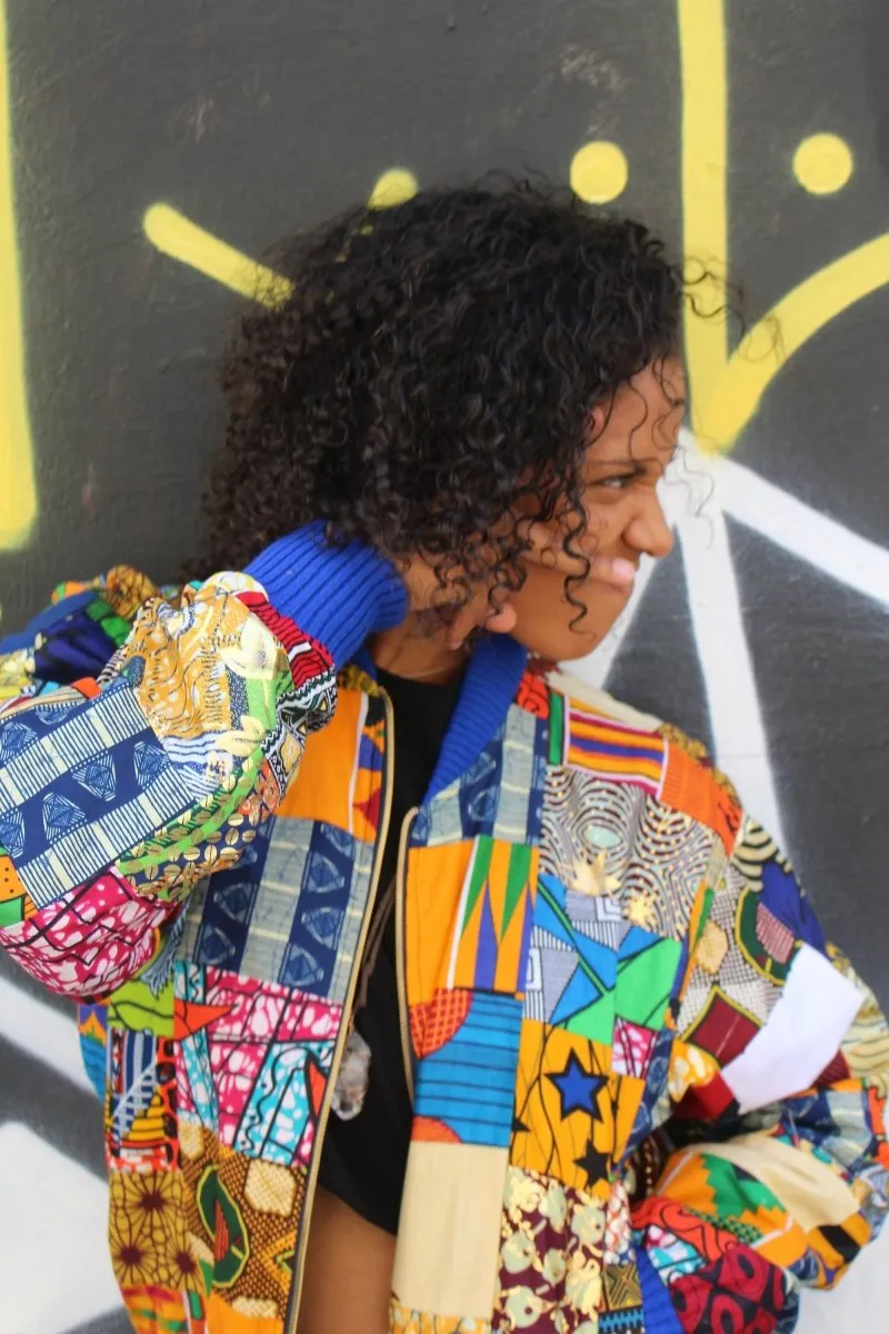 Festival Jacket - Patchwork Bomber Jacket