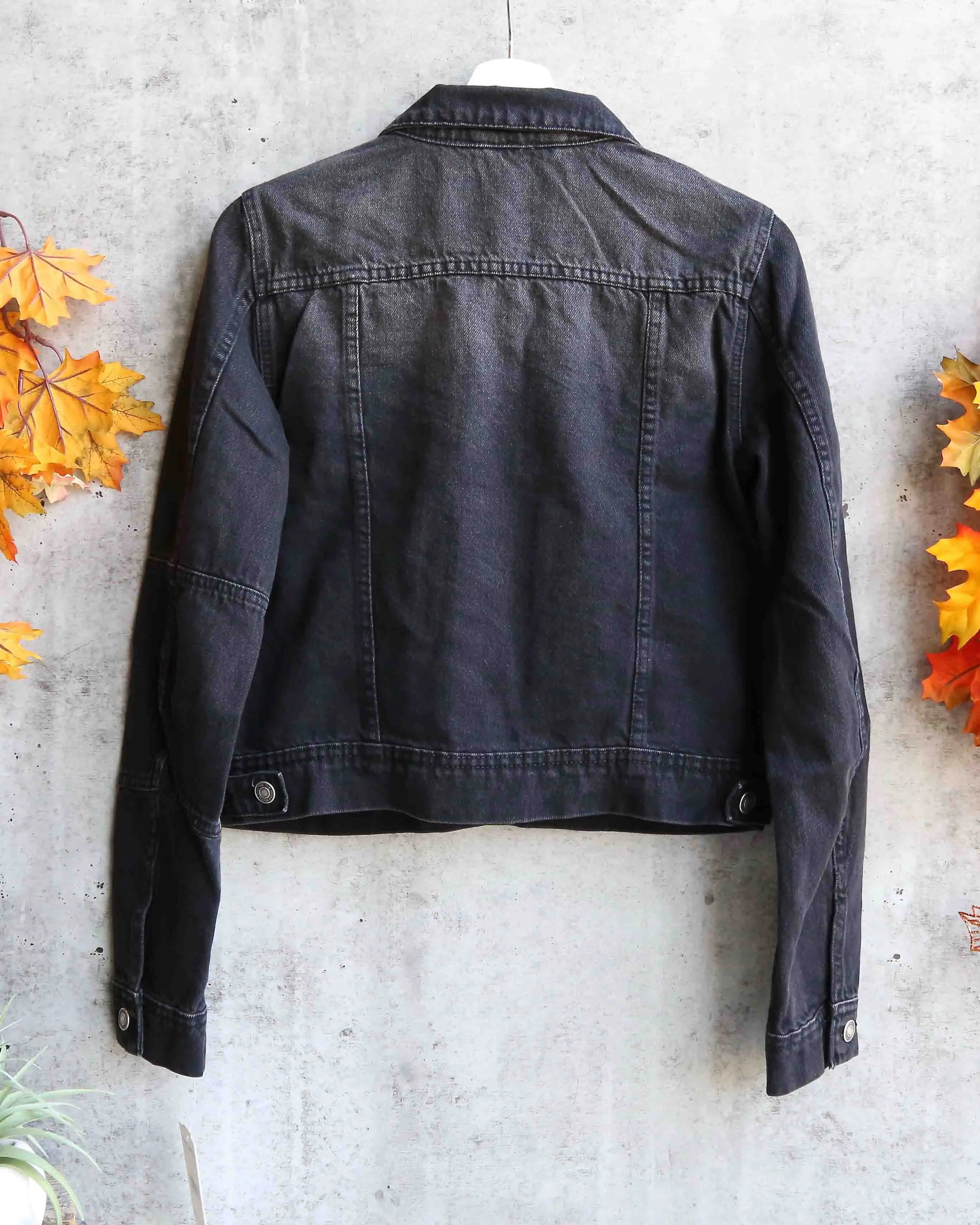 Free People - Rumors Denim Jacket - Black