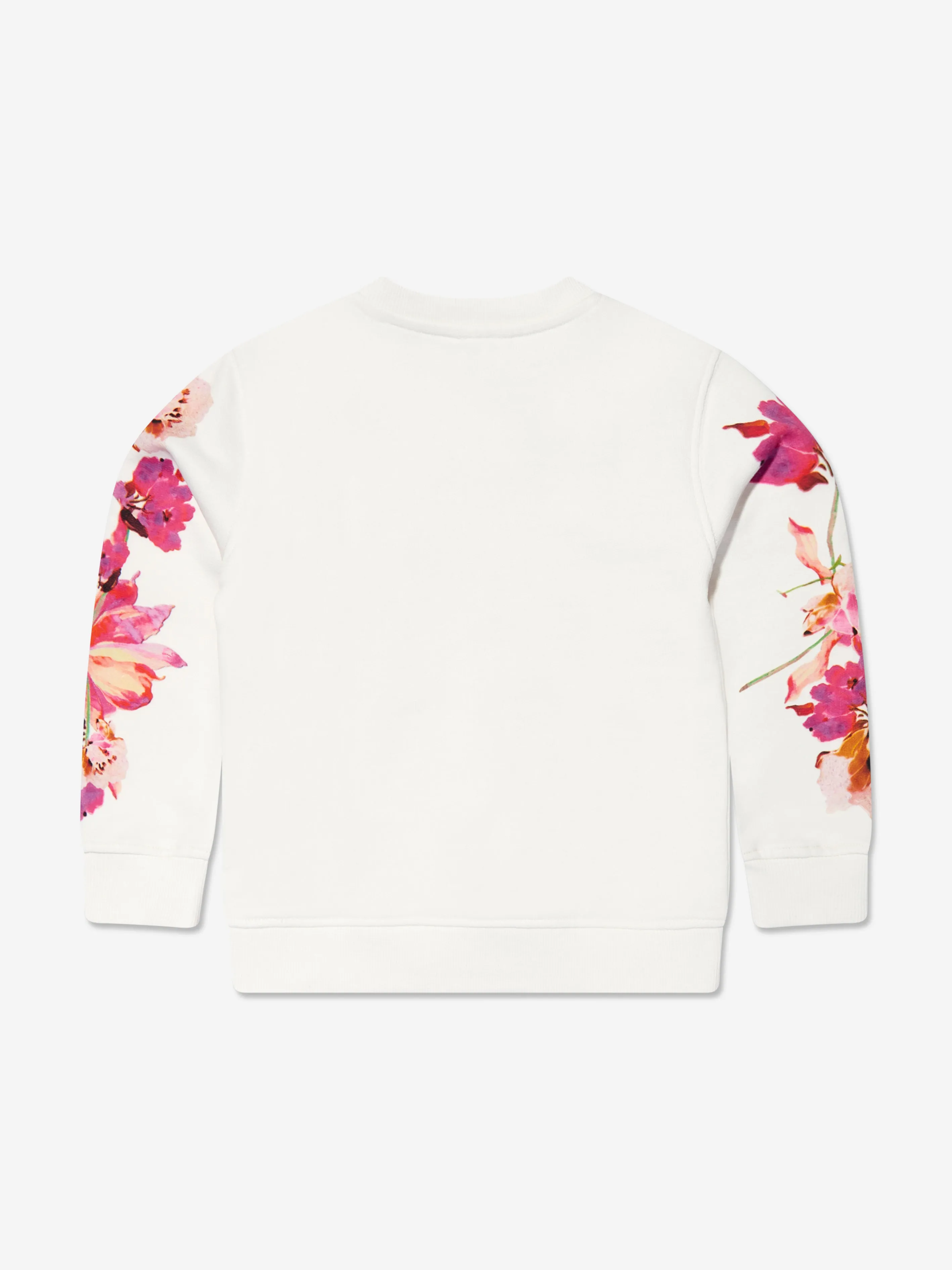 Guess - Girls Floral Sweatshirt in White | Childsplay Clothing