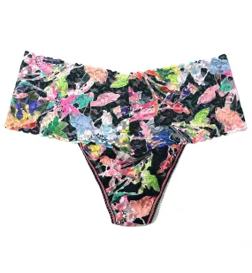 Hanky Panky Plus Size Printed Retro Lace Thong (PR9K1926X) - Unapologetic