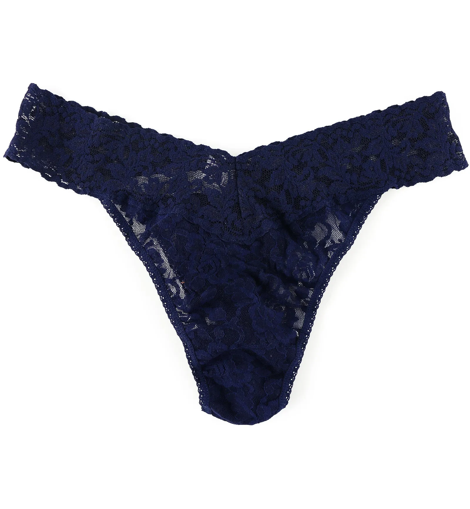 Hanky Panky Signature Lace Original Rise Thong (4811P) - Navy