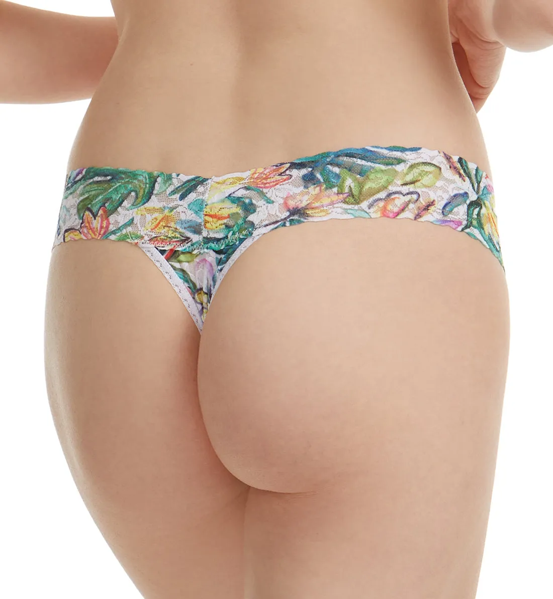 Hanky Panky Signature Lace Printed Low Rise Thong (PR4911P) - Palm Springs