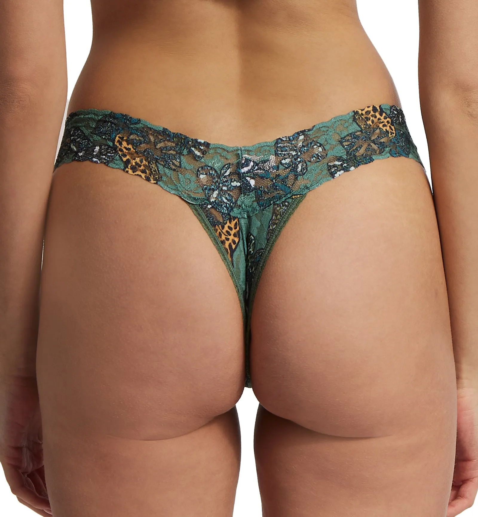 Hanky Panky Signature Lace Printed Low Rise Thong (PR4911P) - Prowling