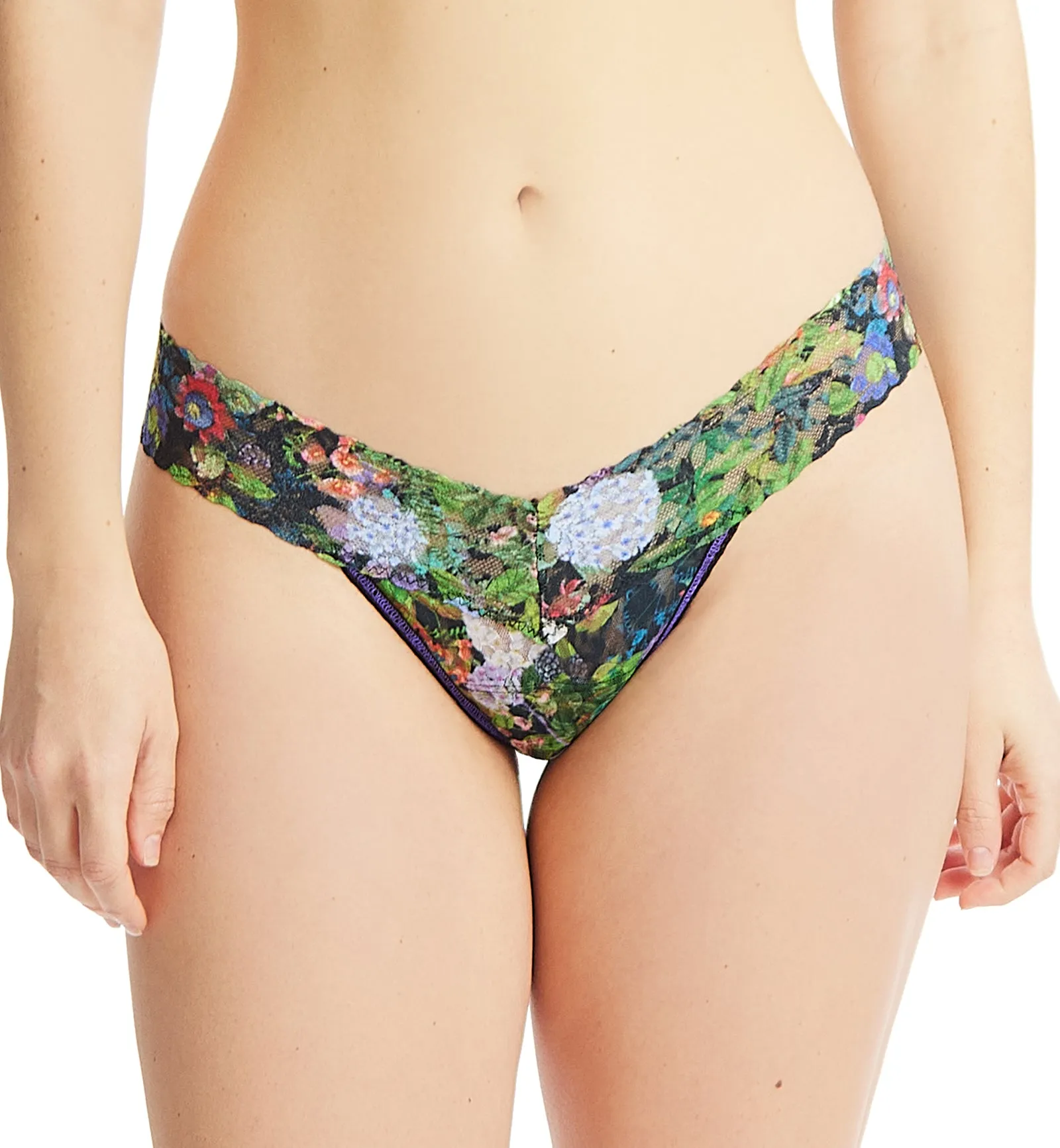 Hanky Panky Signature Lace Printed Low Rise Thong (PR4911P) - Voices On The Veranda