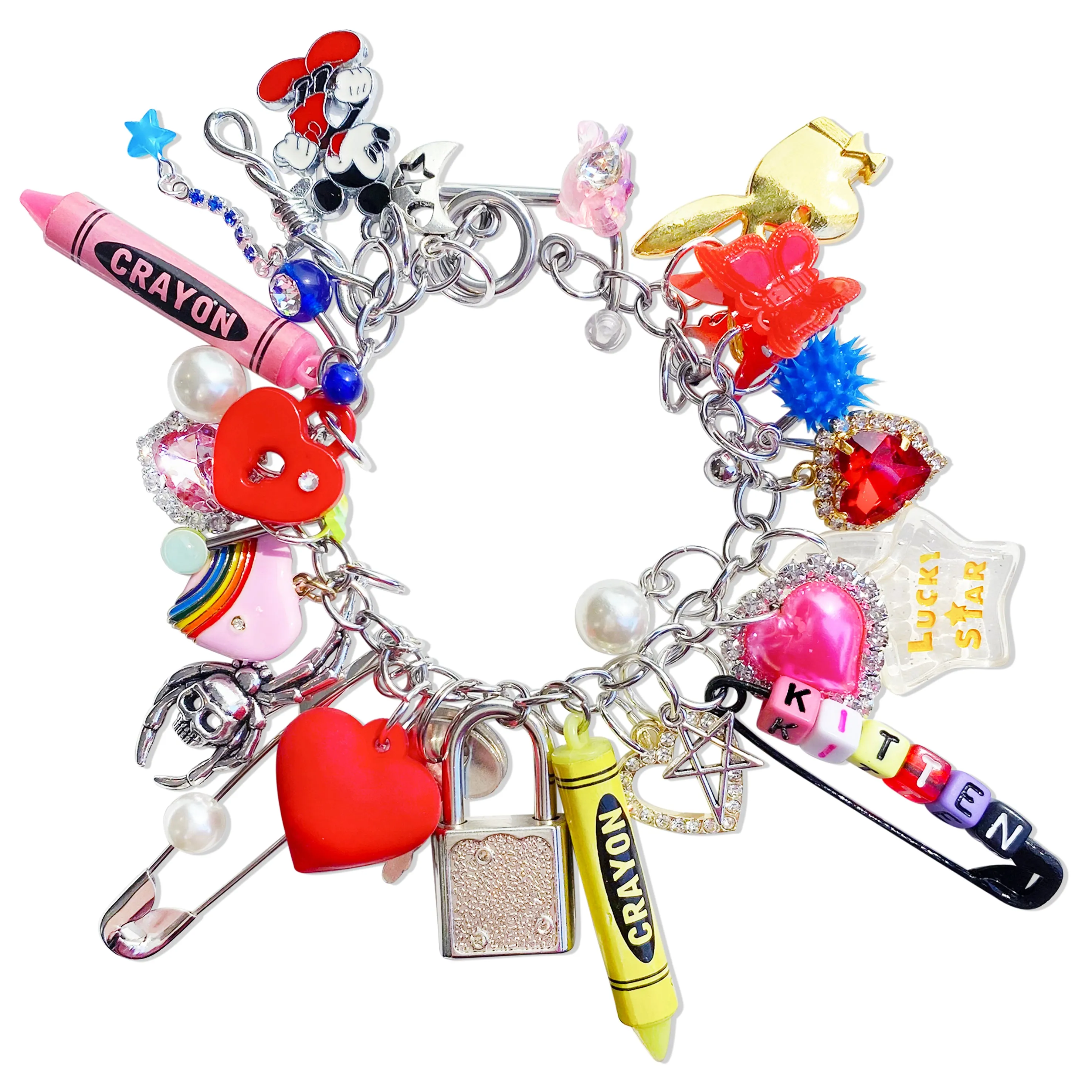 Hey Micky Charm Bracelet