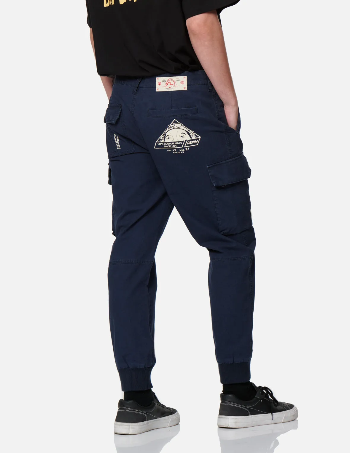 Hide-and-Seek Godhead Print Cargo Jogger Pants