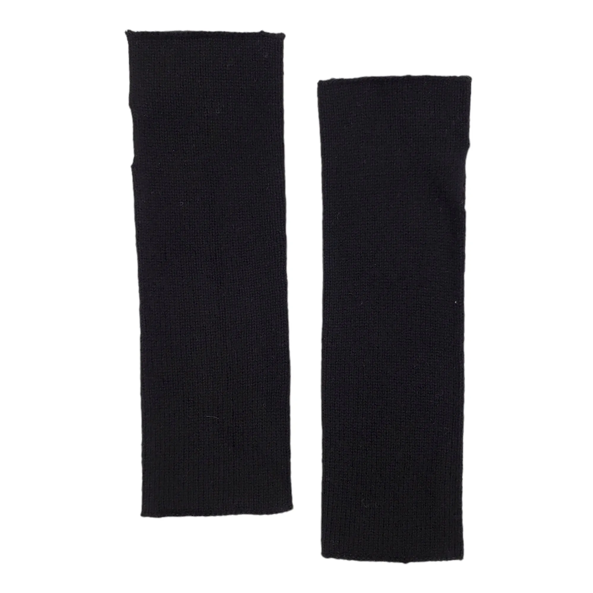 Hush Black / Grey Cashmere Fingerless Gloves