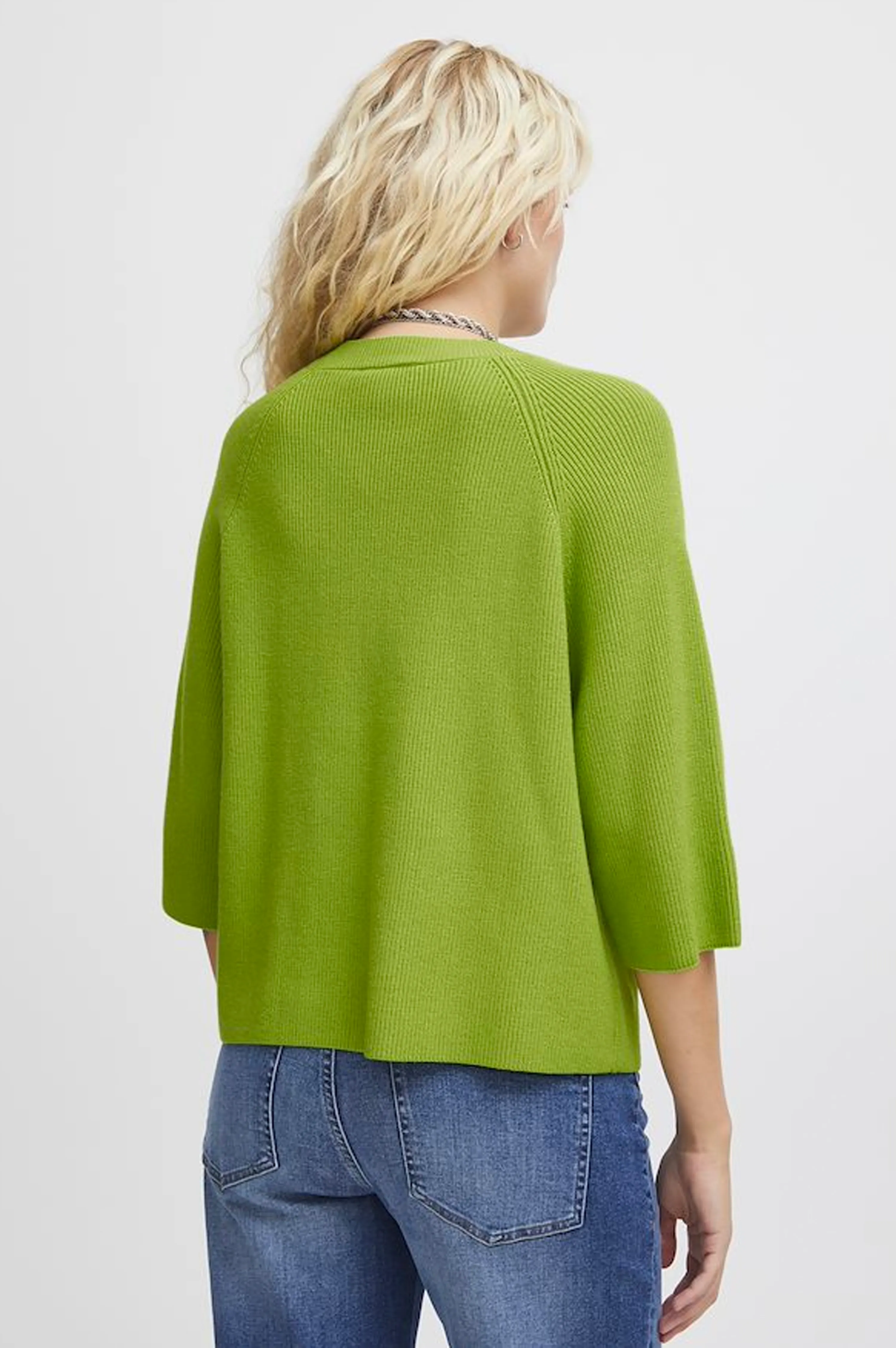 ICHI Boston Parrot Green Pullover