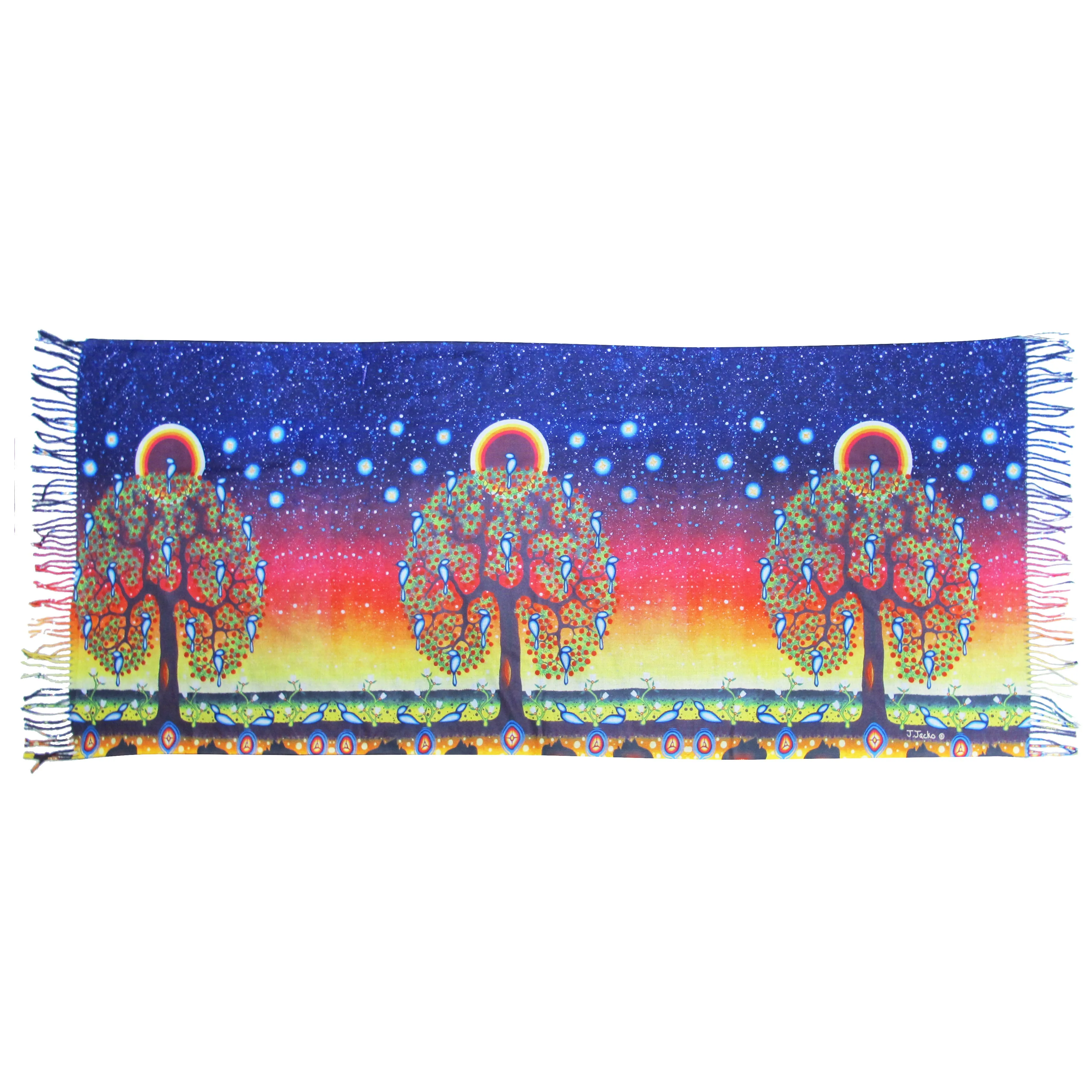 James Jacko Tree of Life Art Print Shawl