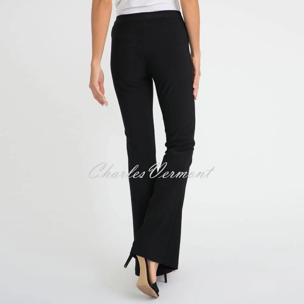 Joseph Ribkoff Flared Leg Trouser - Style 163099 (Black)