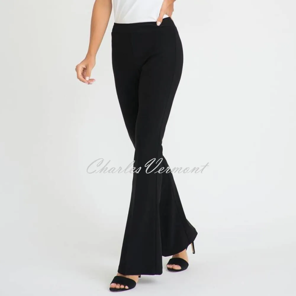 Joseph Ribkoff Flared Leg Trouser - Style 163099 (Black)