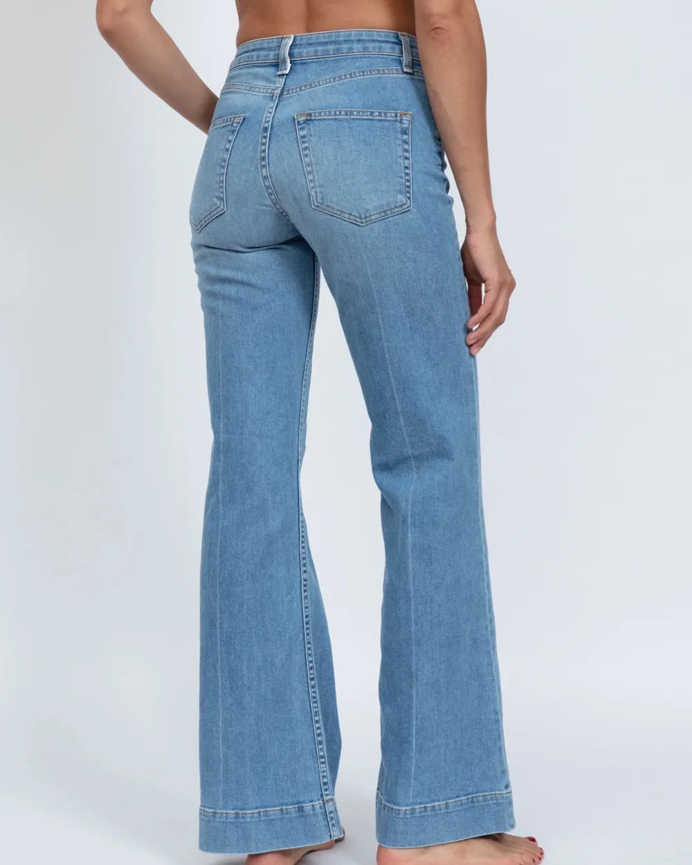 Juniper Wide Leg Jean in Keel Over