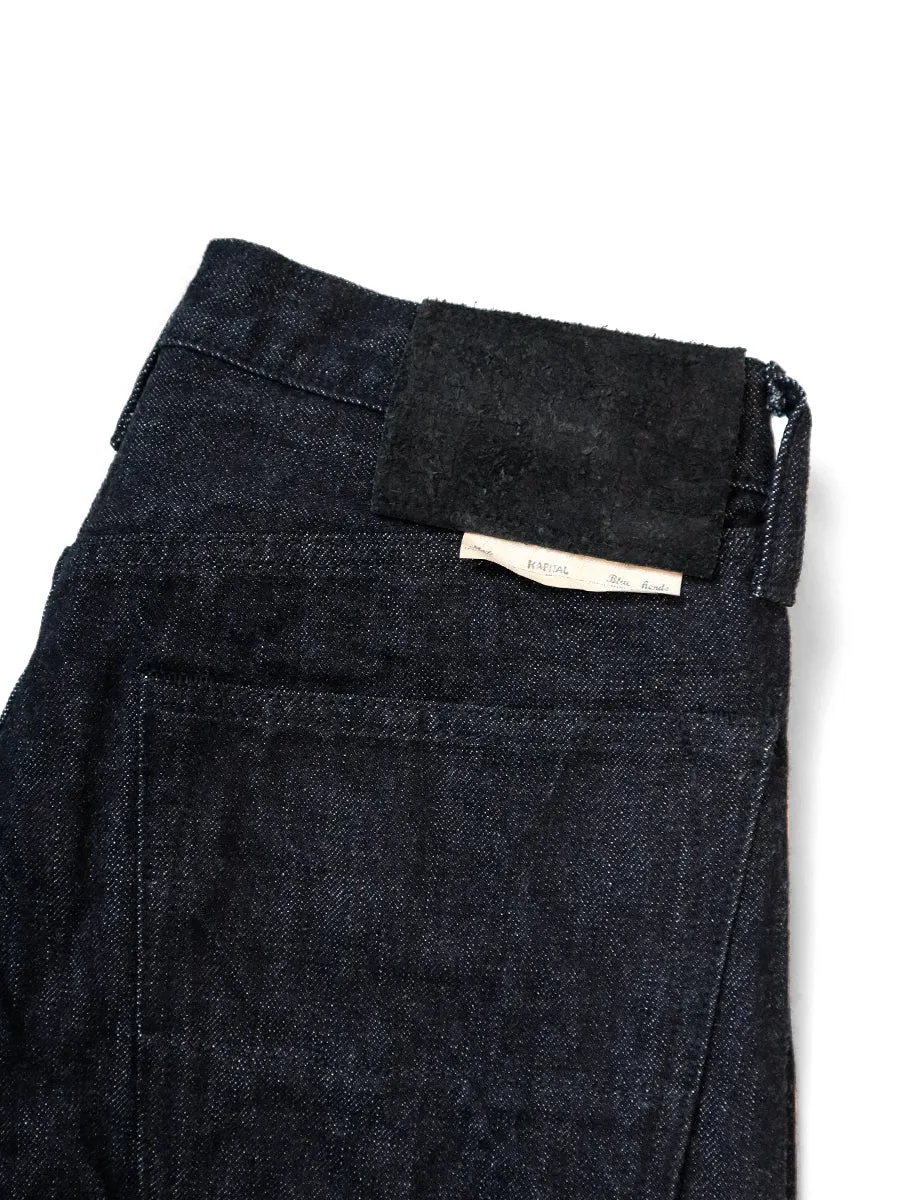 Kapital 14oz Denim 5P Monkey CISCO (Black Thread ver_) Pants