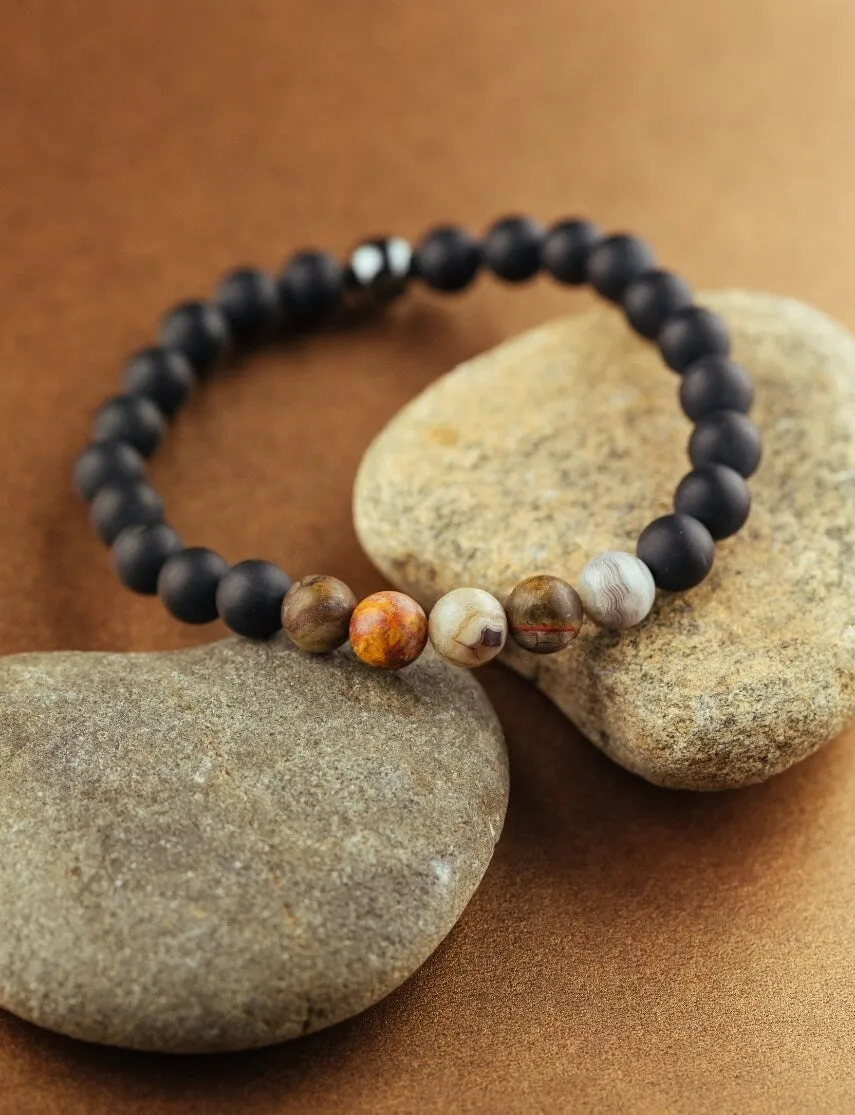 Laguna Agate Men's Bracelet for Steady