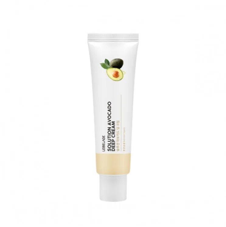 LEBELAGE Solution Avocado Deep Cream 50ml Skincare Moisture Soothing Wrinkles Cosmetics