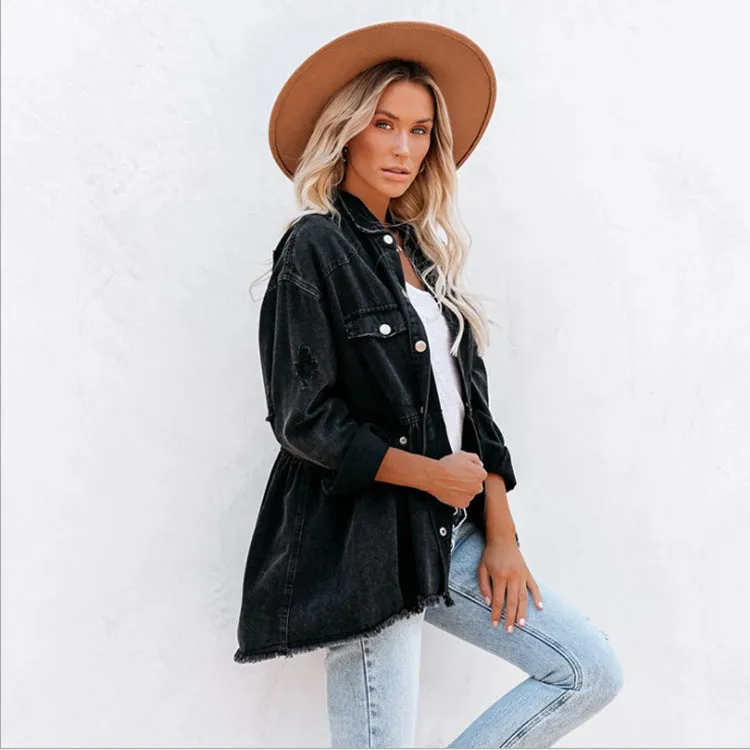 Long Sleeve Denim Cowgirl Jacket